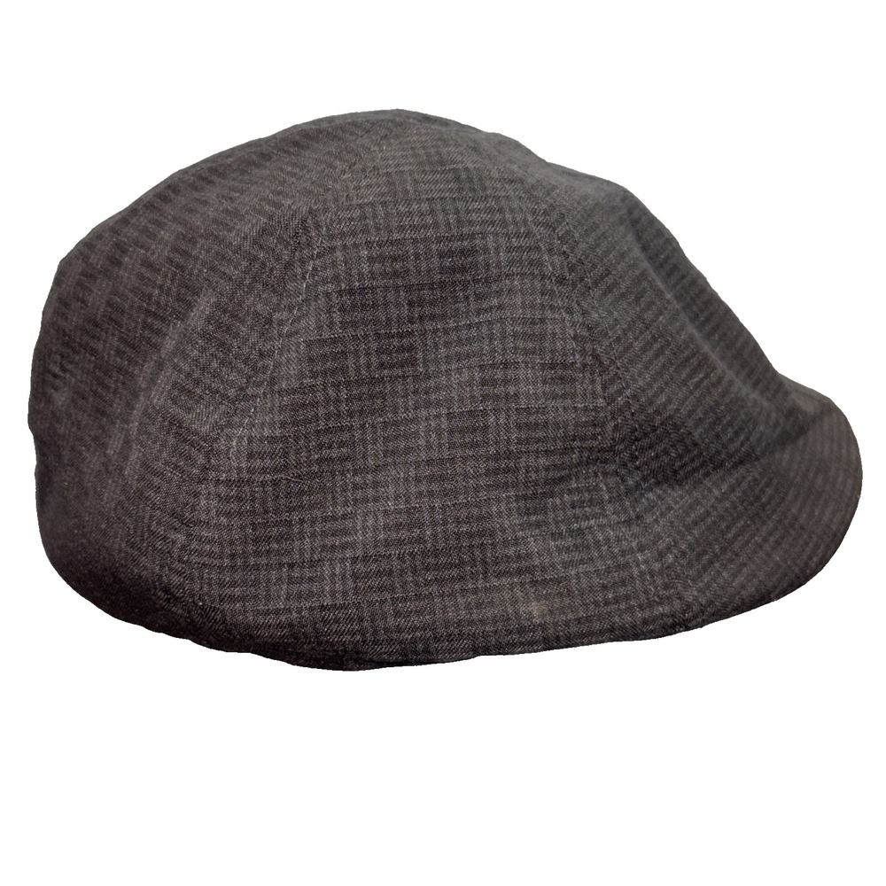 Kangol Men's Flat Cap Hat, Brown  Pattern, Breathable, Size Lg